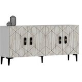 Hanah home komoda cross KB150 white ephesus marble