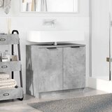  Kupaonski ormar s pohranom Betonski sivi 64,5 x 33,5 x 59 cm | shoptok.hr