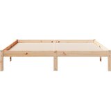  Dugi okvir kreveta bez madraca 160 x 210 cm od borovine | shoptok.hr