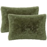  Presvlaka za jastuk 2 pcs HEERLEN Zelena 40 x 60 cm PV flis - Zelena 40 x 60 cm 2 | shoptok.hr