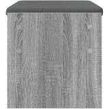  Klupa za hodnik s jastukom Siva Sonoma 63 x 38 x 40 cm | shoptok.hr