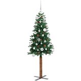 vidaXL Ožja jelka med 150 LED Zelena 150 cm PVC in trden bor | Shoptok.si