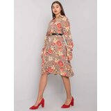 ex moda Dress-EM-SK-2909-3.37-dark beige | Shoptok.si