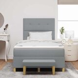  Krevet s opruga kutije Svjetlosiva 190 x 120 cm tkanina | shoptok.hr