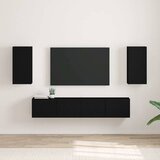 TV zidni ormar 2 pcs Crna 30 x 31 x 60 cm Konstruirano drvo | shoptok.hr