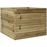  Vrtno cvetlično korito 60x60x45,5 cm impregnirana borovina | Shoptok.si