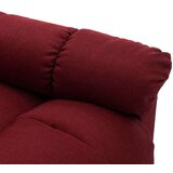  Naslonjač od tkanine crvena boja vina | shoptok.hr