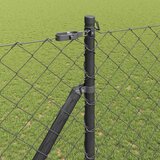  Zavareno žičano ograđivanje s bodljama 10 x 1,6 m Siva Mreža | Shoptok.si