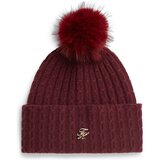 Tommy Hilfiger Kape Th Script Cable Pom Beanie Bordo Cene