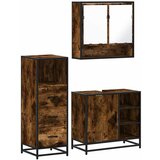 vidaXL 3-dijelni set kupaonskog namještaja boja hrasta drveni | shoptok.hr