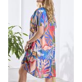 Resti Floral cobalt women's lined dress - Clothing | Shoptok.si