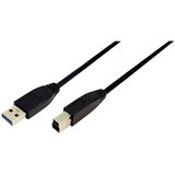 Logilink USB kabel USB 3.2 gen. 1 (USB 3.0) USB-A vtič\, USB-B vtič 2.00 m črna, (20415723) | Shoptok.si