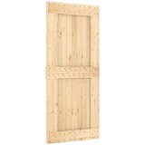  Vrata NARVIK Naravna 90 x 210 cm Masiven borov les, (5000215420) | Shoptok.si