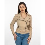 La Force Fashion Kožna jakna Nora-K - Krem | Eponuda.com