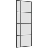  Klizna vrata s priborom 76 x 205 cm od ESG stakla i aluminija | shoptok.hr