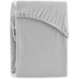 AmeliaHome Plahta s gumom Ruby 80-90x200 cm, siva | shoptok.hr