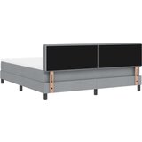 Box Postelja z vzmetnico z vzmetnico Svetlo siva 180 x 200 cm blago, (5000126232) | Shoptok.si