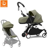 Stokke yoyo³ otroški voziček 2v1 newborn pack 0+ olive (white frame) Cene
