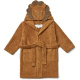 Liewood otroški kopalni plašček lily lion golden caramel mix Cene