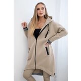 Kesi Light beige zip-up sweatshirt Cijene