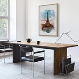 Slika - Paris View (1 Part) Vertical 80x120 U prirodnom drvenom okviru | shoptok.hr