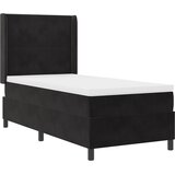 vidaXL Box spring krevet s madracem Crna 90 x 200 cm Baršun | shoptok.hr