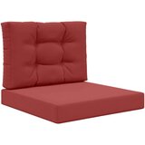  Zunanja blazina za kavč 2 pcs vinsko rdeča Poliester, (5000202292) | Shoptok.si