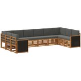  Set vanjskih sofa 7 kom. Prirodna i antracit | shoptok.hr