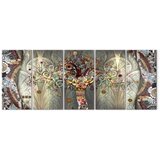  Slika - Tree of Life (5 Parts) Narrow 200x80 Na talijanskom platnu | shoptok.hr