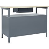  Radni stol crni 120 x 60 x 85 cm čelični | shoptok.hr