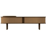 UMAGE Rjava/svetlo rjava TV omarica v hrastovem dekorju 140x40x46 cm Audacious – | Shoptok.si