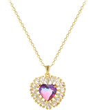  Ženska Ogrlica SC-38903 - Ljubičasta / Zlatna KP38903 | shoptok.hr