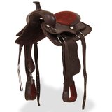 Western Sedlo, Uzda i Obujmica Prava Koža 13 " Smeđe | shoptok.hr