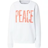 EINSTEIN & NEWTON Sweater majica 'Paix' losos / bijela