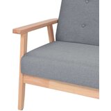  Fotelja od tkanine svjetlosiva | shoptok.hr