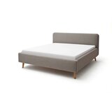 Meise Möbel Sivo-smeđi bračni krevet Mattis, 140 x 200 cm | Shoptok.si