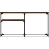  Konzolni stol boja hrasta 145 x 22 5 x 75 cm konstruirano drvo | shoptok.hr
