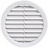 VAFRA ZRAČNIK BREZ REGULACIJE PVC FASADNI FI 80 OKROGLI VGRADNI | Shoptok.si