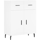 Maison Chic Komoda - Predalnik bela 69,5x34x90 cm inženirski les, (21716277) | Shoptok.si