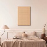  Slika - Waving Lines - Creamy Grid on a Noisy Pastel Background 40x60 Na talijanskom platnu | shoptok.hr