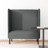 vidaXL visok naslon sofa Tamno siva 109x56x121 cm Tkanina | shoptok.hr