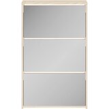 Ormarić za cipele 3 razine s ogledalom hrast 63 x 17 x 102,5 cm | Eponuda.ba