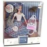  Lutka za igru Emily s plišanom mačkom u kavezu - 30 cm | Shoptok.si