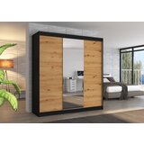 ADRK GARDEROBNA OMARA SANTIAGO 200 CM (VE BARV)-rna/artisan Cene