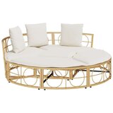 vidaXL Zunanja lounge postelja brez baldahina Poly Rattan | Shoptok.si