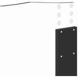 vidaXL uzglavlje s uzglavljem crni hrast 160 cm konstruirano drvo | shoptok.hr