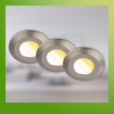 BRILONER 7588032 - set od 3 LED ugradna svetla za kupatilo KLIRA LED/4,9W/230V IP44 hrom | Eponuda.com