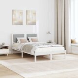  Krevetna konstrukcija s uzglavljem Svijetlo siva 120 x 190 cm | Eponuda.com