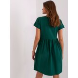 RUE PARIS Dress-RV-SK-5672.03P-dark green | Shoptok.si