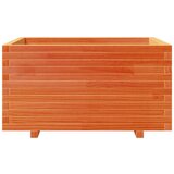  Vrtno cvetlično korito voščeno 90x60x49,5 cm trdna borovina | Shoptok.si